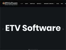 Tablet Screenshot of etvsoftware.com